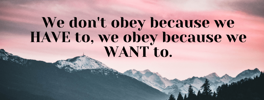 Love, not compromise