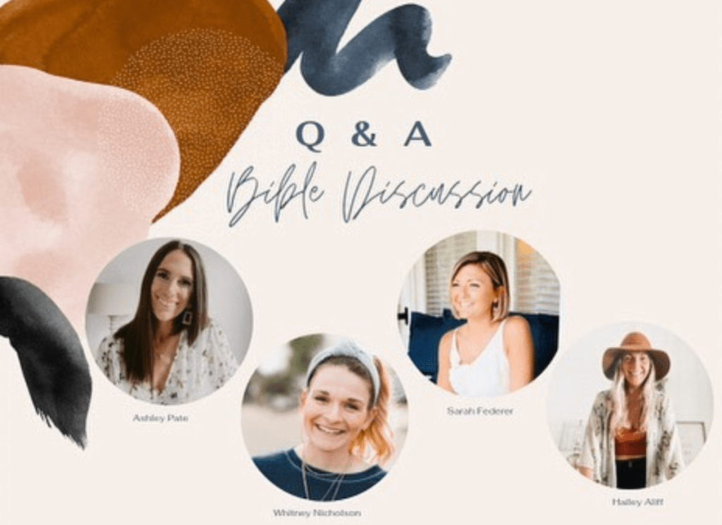 join us for our biblical&nbsp;discussions!